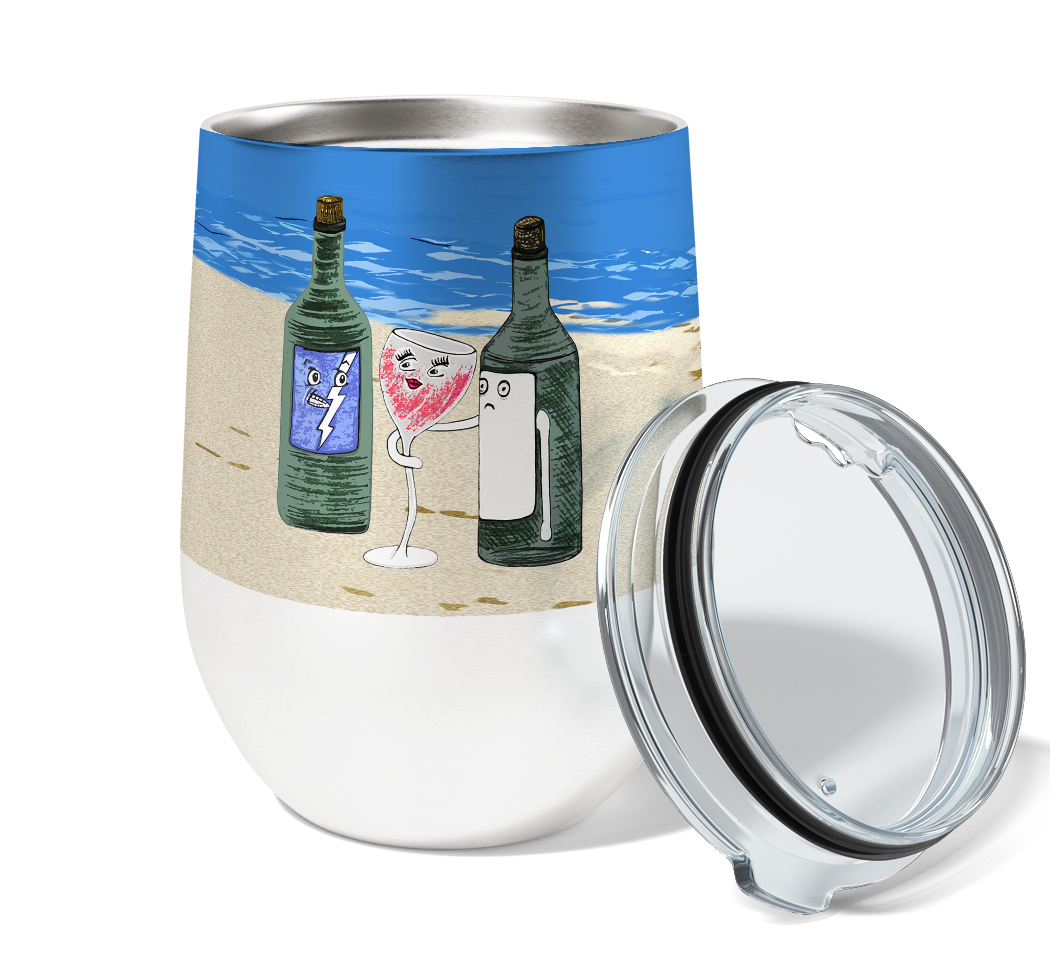 Love the Wine Tumbler with Slider Lid